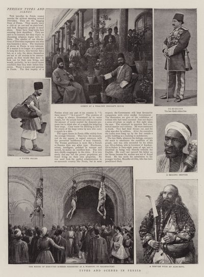 Tipos y escenas en Persia de Charles J. Staniland